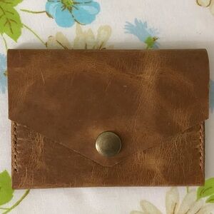 Hand Crafted Brown Leather Wallet